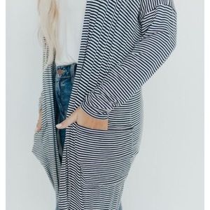 CJLA Sailor Kimono, black and white